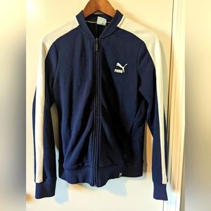 Puma Cotton Track Jacket - Size Medium